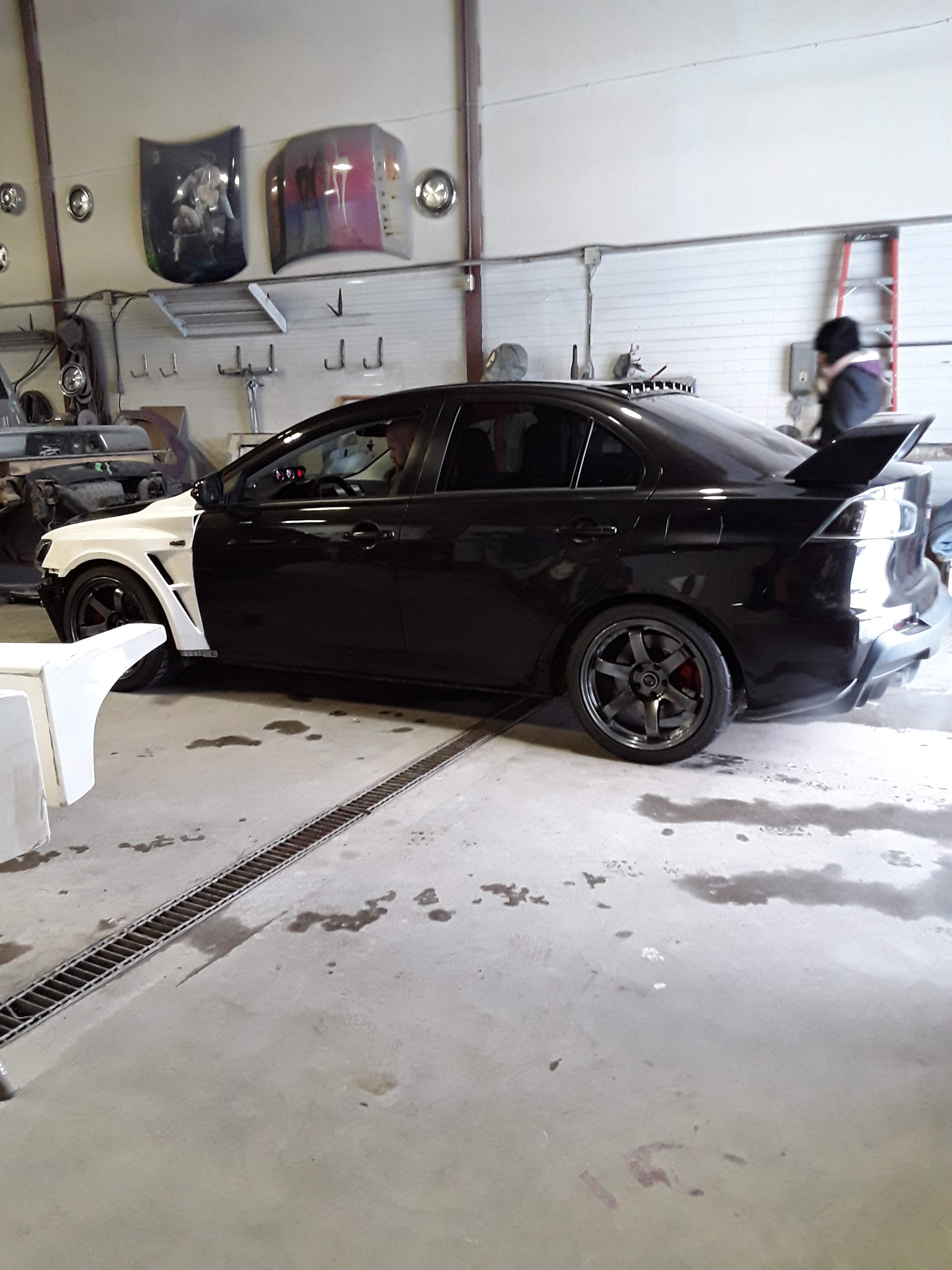 Evo X project before any work has begun